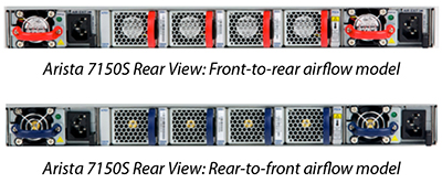 Arista 7150S Rear View